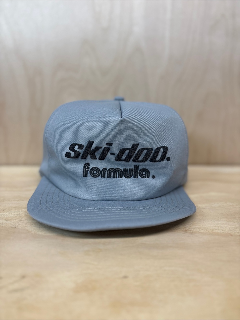 Vintage Ski-doo Formula Gray Baseball Cap Snowmobile
